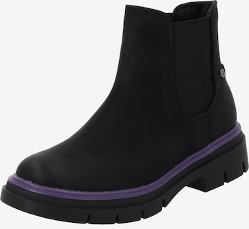 Palado Chelsea boots 'Natlee' in Zwart: voorkant
