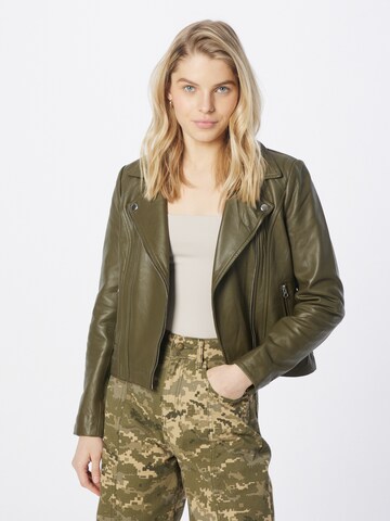 PIECES Between-season jacket 'SUSSE' in Green: front