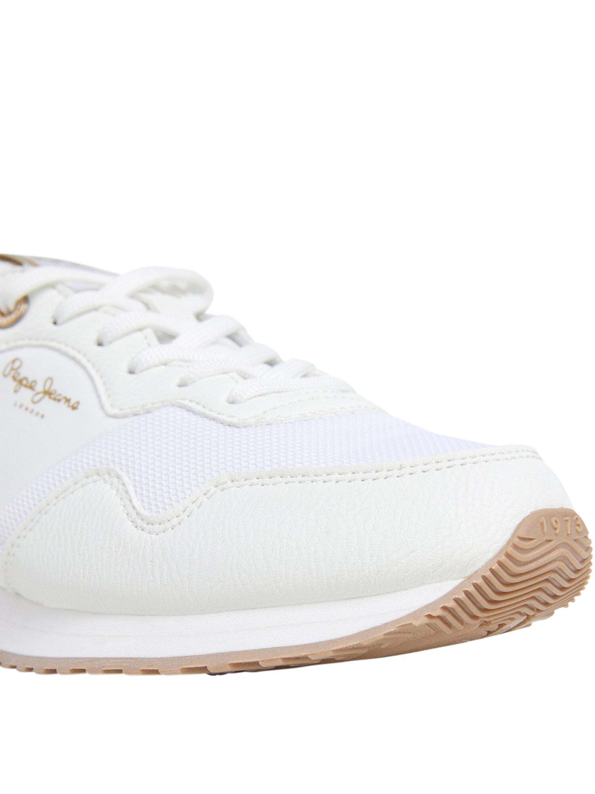 Sneaker bassa 'London Party' di Pepe Jeans in bianco