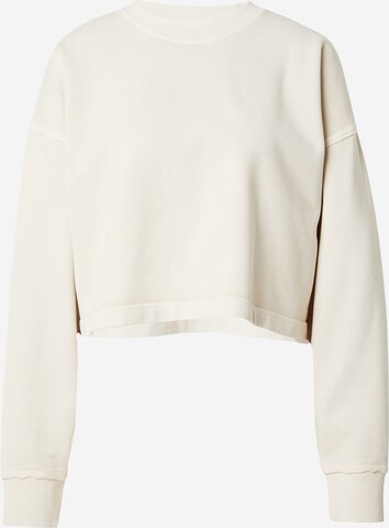 LEVI'S ® Sweatshirt 'Roonie Crop Sweatshirt' i vit: framsida