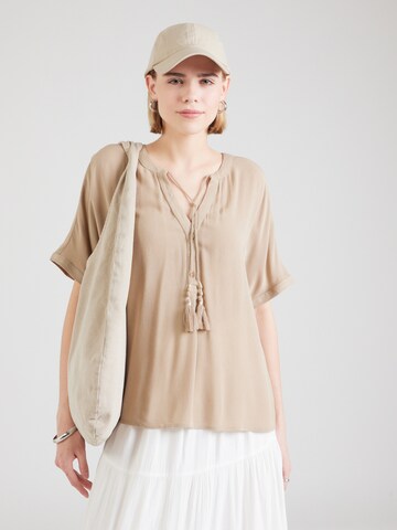 Camicia da donna 'VMBENTE' di VERO MODA in beige: frontale