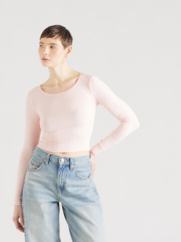 T-shirt AÉROPOSTALE en rose : devant