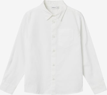 NAME IT Regular fit Button Up Shirt in White: front