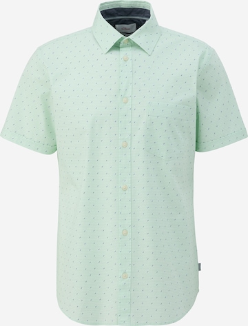 s.Oliver Overhemd in Groen: voorkant