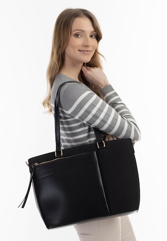 usha BLACK LABEL Shopper in Black