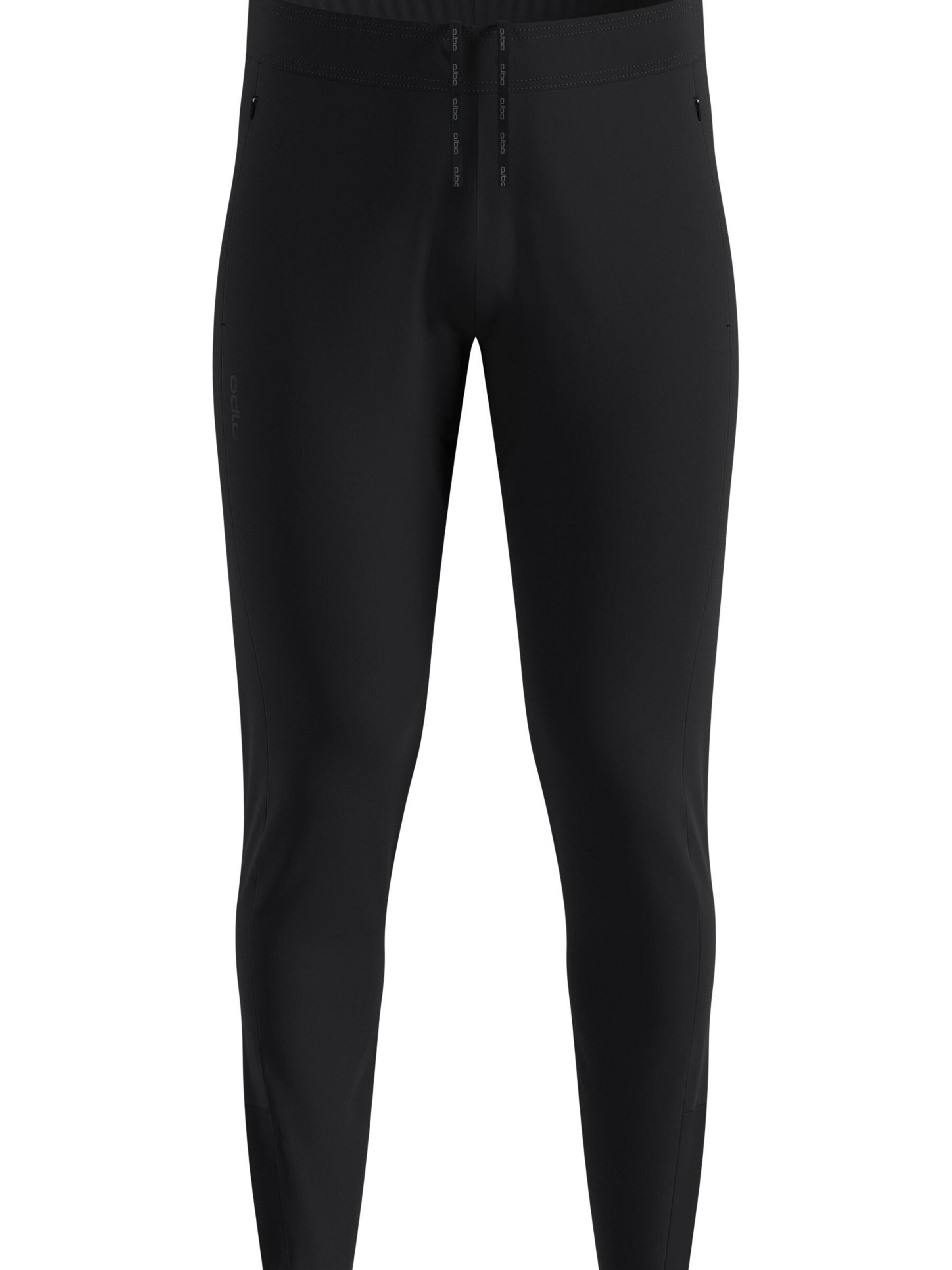 ODLO Workout Pants 'ZEROWEIGHT' in S/Slim in mottled black, Item view