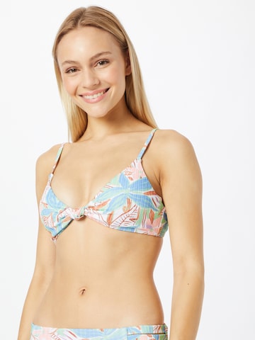 ROXY T-Shirt Bikini zgornji del 'LOVE THE SURF' | zelena barva: sprednja stran