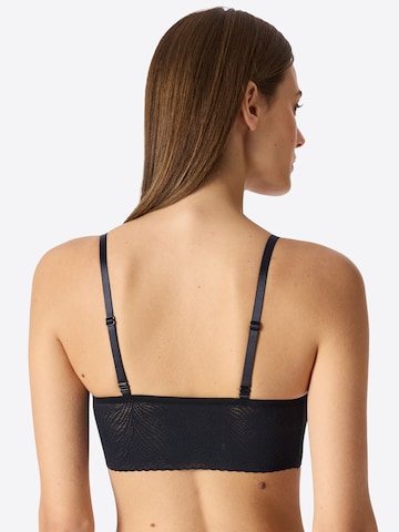 SCHIESSER Bustier BH ' Invisible Soft Lace ' in Zwart