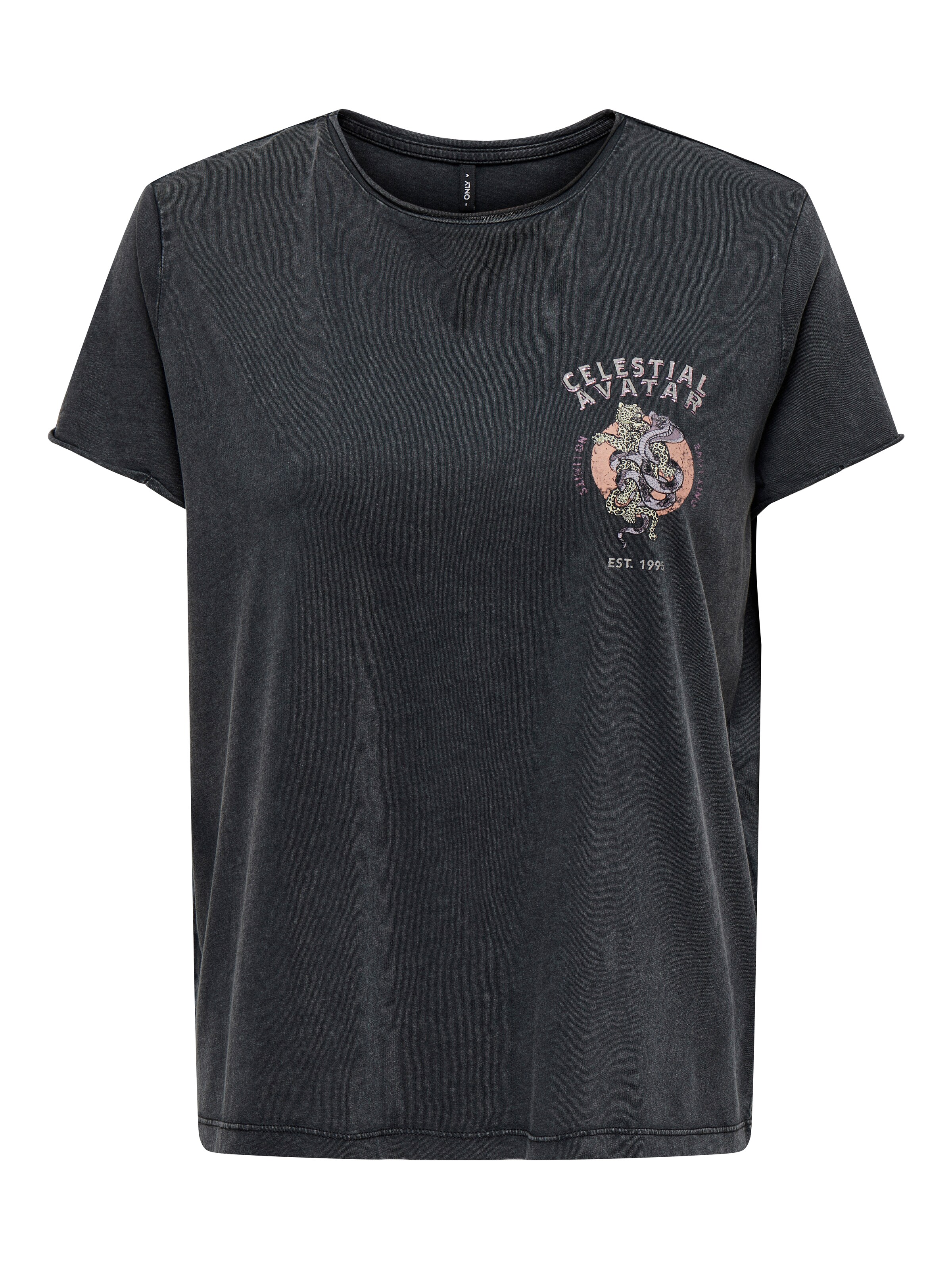 ONLY Shirt 'ONLLucy' in Grijs: voorkant