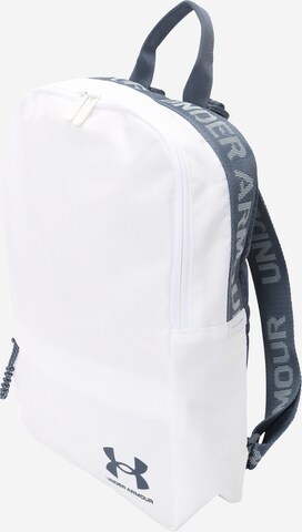 UNDER ARMOUR Sports Backpack 'Loudon' in White: front