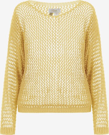 usha FESTIVAL Sweater in Yellow: front