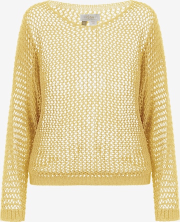 usha FESTIVAL Sweater in Yellow: front