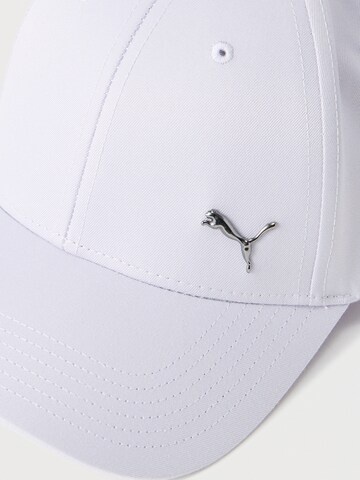 PUMA - Gorra 'ESS' en blanco