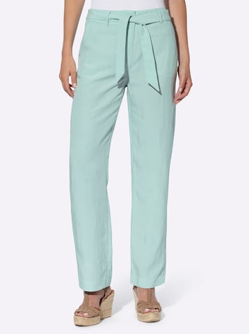 heine Wide leg Pants in Green: front