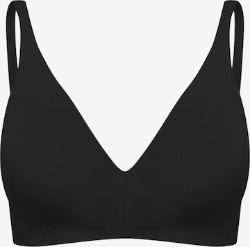 Soutien-gorge 'Cotton Bügelloser BH' cfab (formerly creamy fabrics) en noir : devant