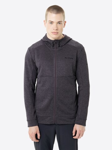 VAUDE Sports sweat jacket 'Neyland' in Purple: front