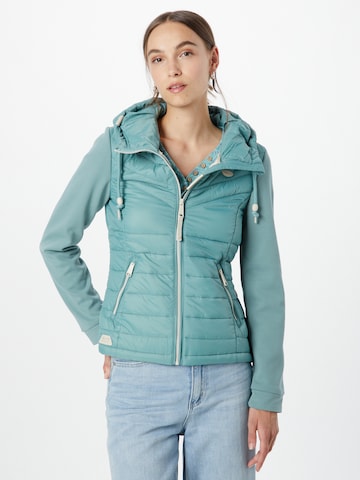 Ragwear Between-Season Jacket 'LUCINDA' in Blue: front