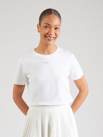 ICANIWILL - Camisa funcionais 'Everyday' em branco: frente