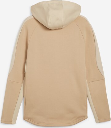 PUMA Sports sweat jacket in Beige