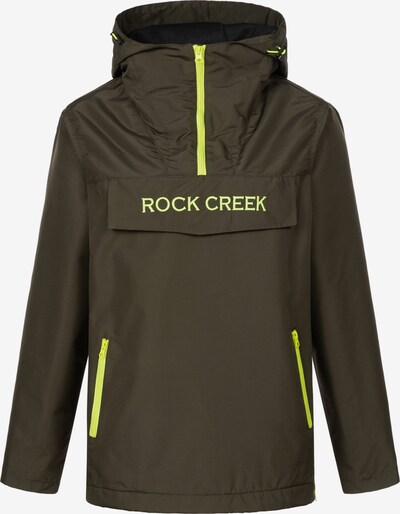 Rock Creek Jacke in neongelb / oliv, Produktansicht