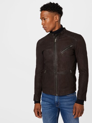 Veste mi-saison 'Joel' JACK & JONES en marron : devant