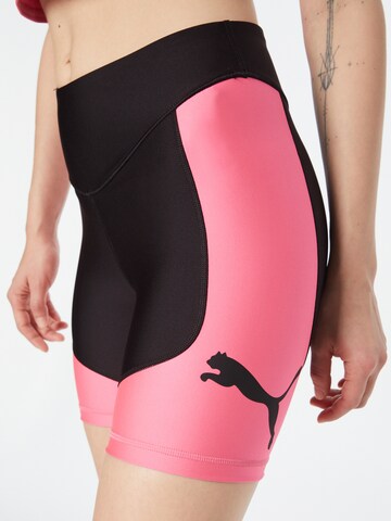 juoda PUMA Siauras Sportinės kelnės 'Fit Eversculpt 5" Tight Short'