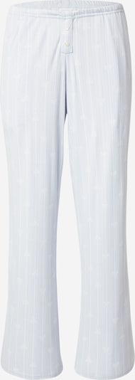 HOLLISTER Pyjamahousut värissä pastellinsininen / valkoinen, Tuotenäkymä