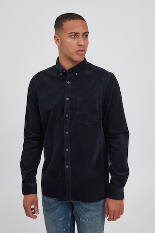 !Solid Regular fit Button Up Shirt 'JUAN' in Blue: front