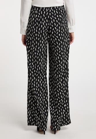 DreiMaster Klassik Wide leg Broek in Zwart