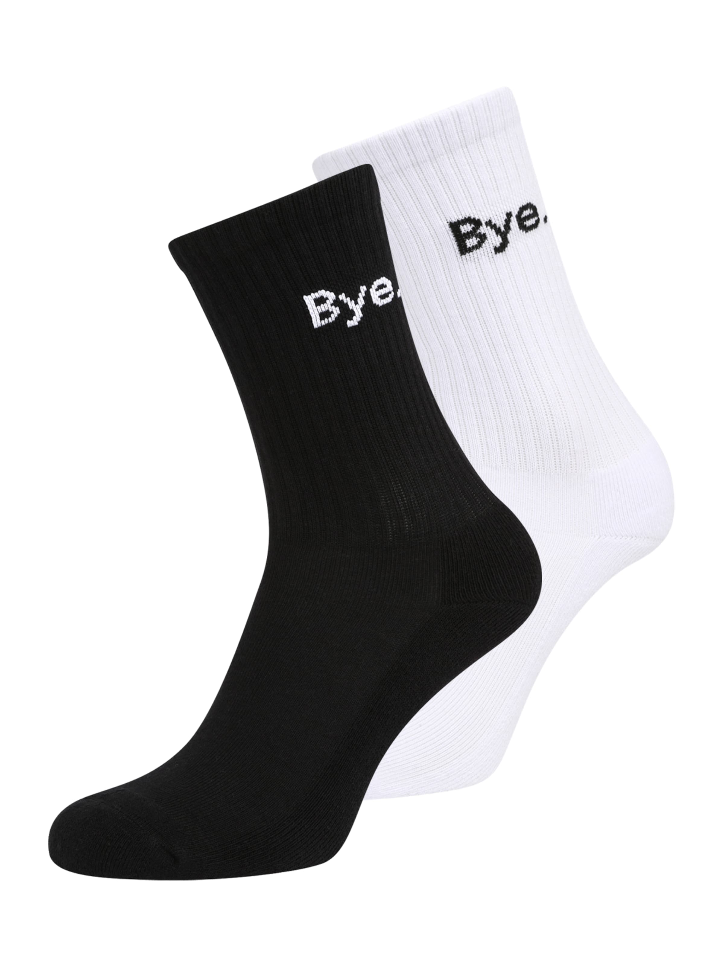 Mister Tee Sokker 'HI - Bye' i sort: forside