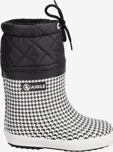 AIGLE Kumisaappaat 'GIBOULEE PRINT' koossa 33 värissä valkoinen, Tuotenäkymä