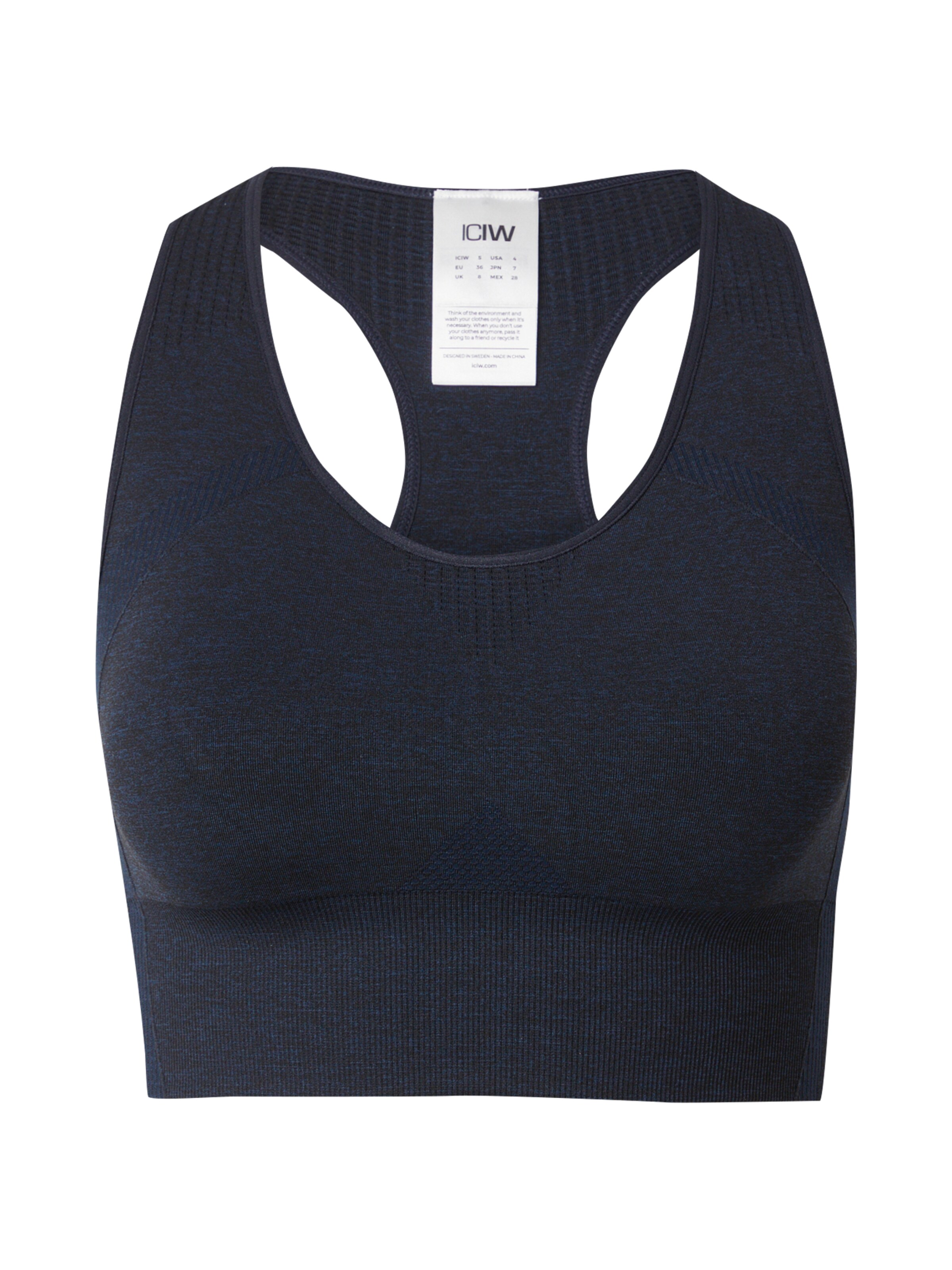 ICANIWILL Bralette Sports bra in Blue: front