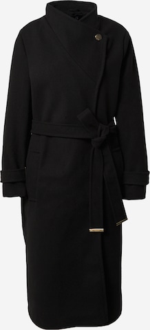 Manteau mi-saison Wallis en noir : devant