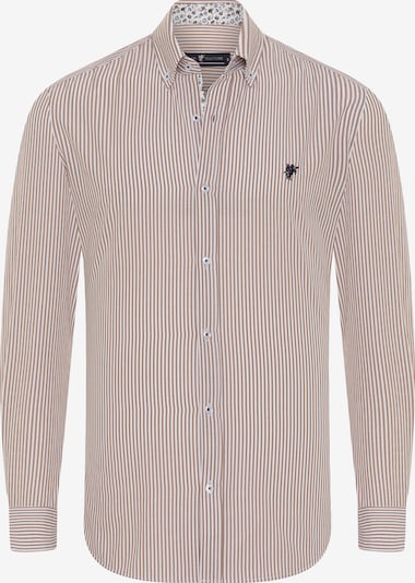 DENIM CULTURE Button Up Shirt 'DEAN' in Beige / Black / White, Item view