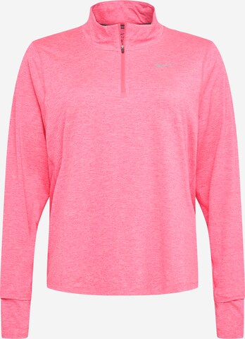 Nike Sportswear Функциональная футболка в Ярко-розовый: спереди