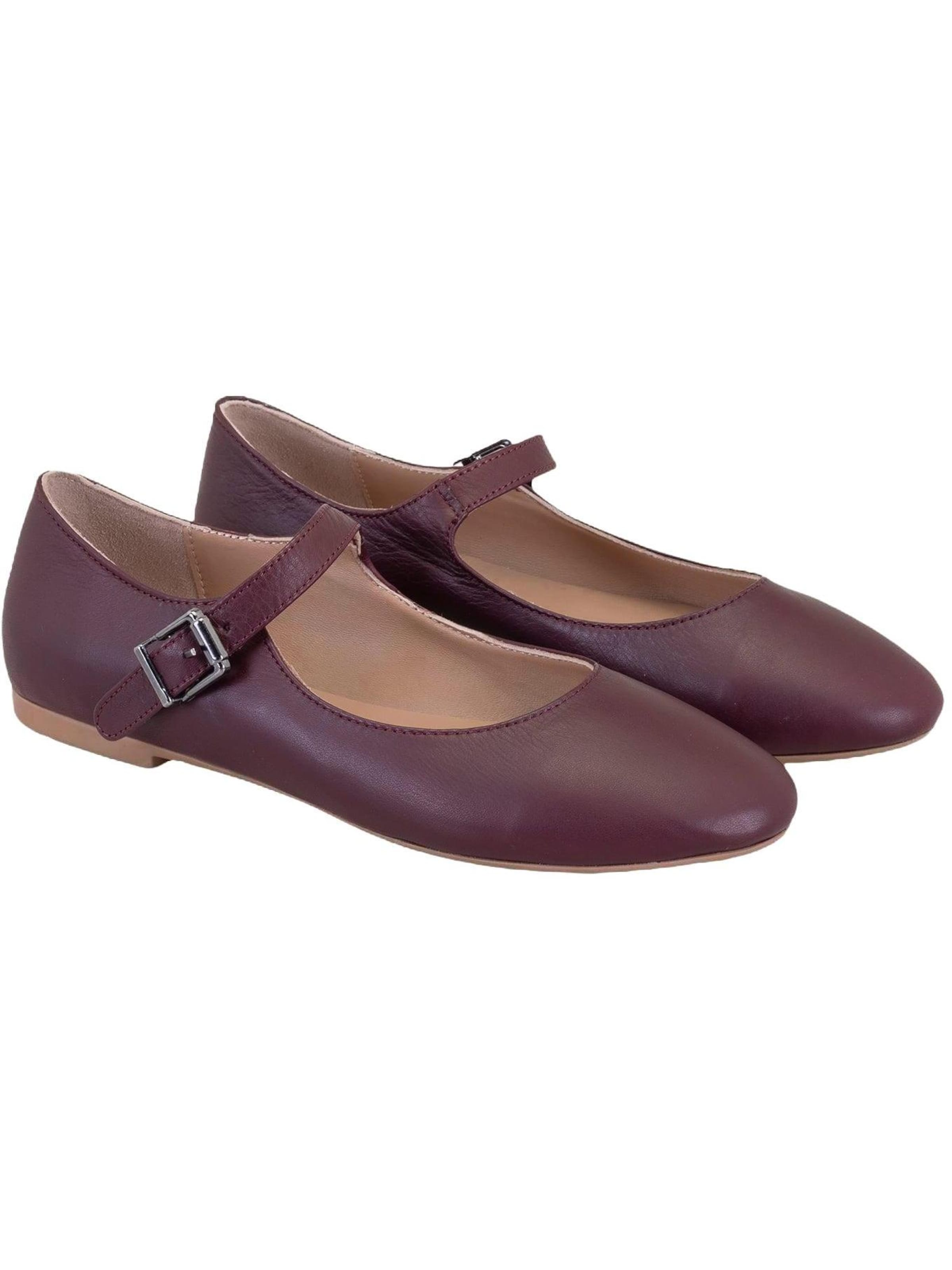 Desa Ballet Flats 'Ballerinas' in Red: front