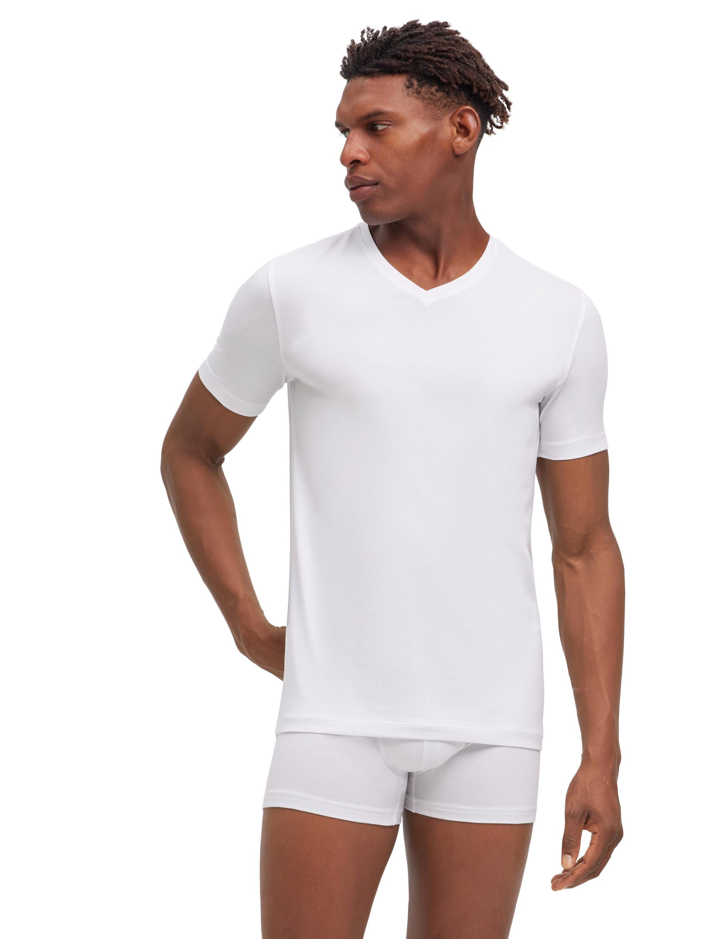 FALKE Unterhemd '2-Pack'‌‌‌‌‌‌ in Weiß: Vorderseite