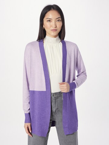 b.young Knit Cardigan 'MMPIMBAH' in Purple: front