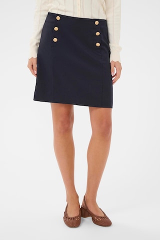 SAINT TROPEZ Rok 'Oona' in Blauw: voorkant