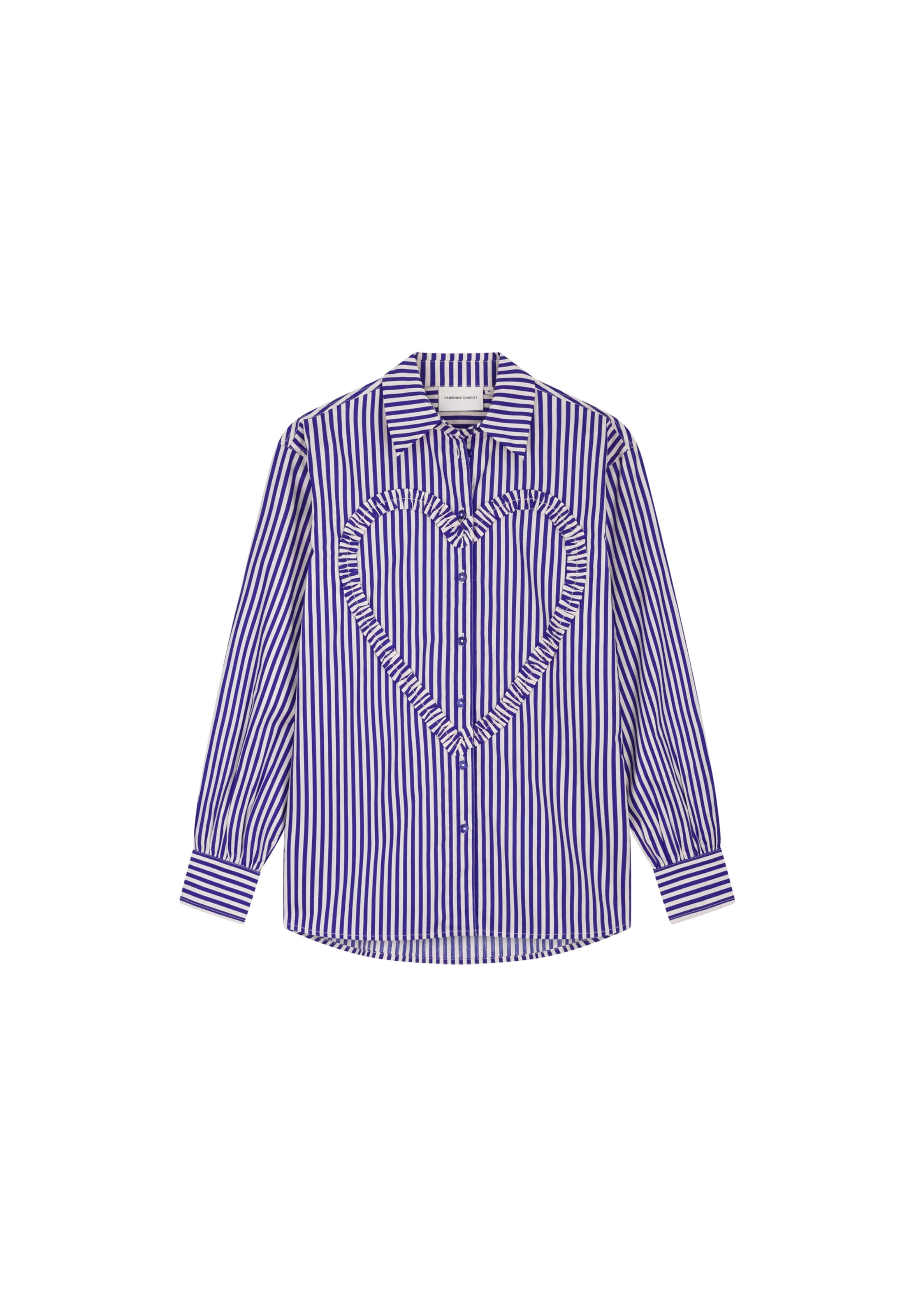 Fabienne Chapot Blouse in Blauw: voorkant