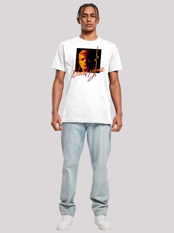 T-Shirt 'David Bowie Photo Angle 90s' F4NT4STIC en blanc