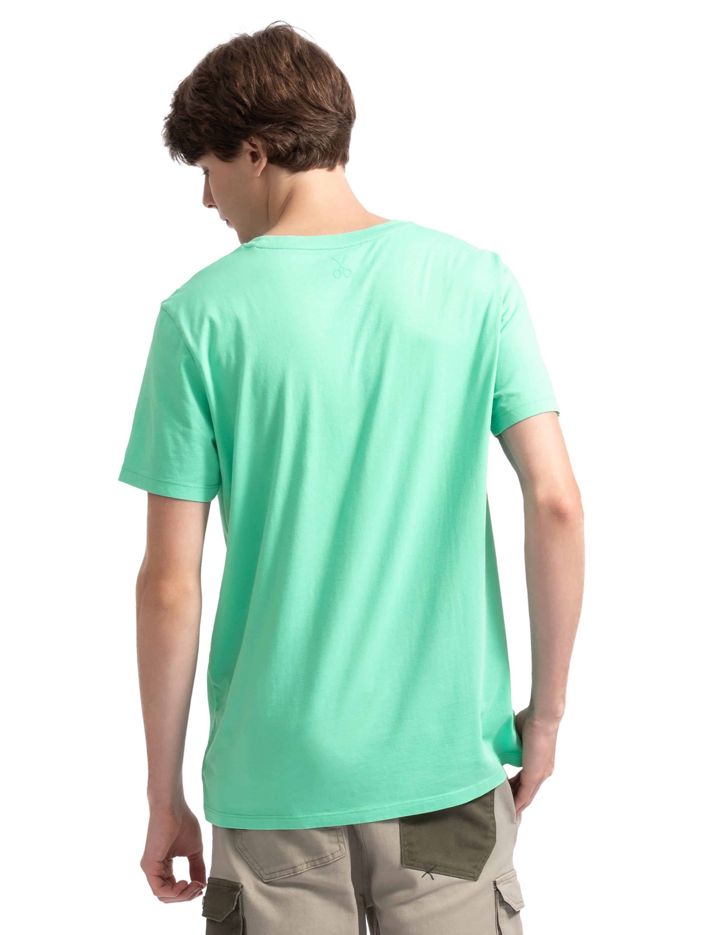 T-Shirt 'Asphalt' Kaft en vert
