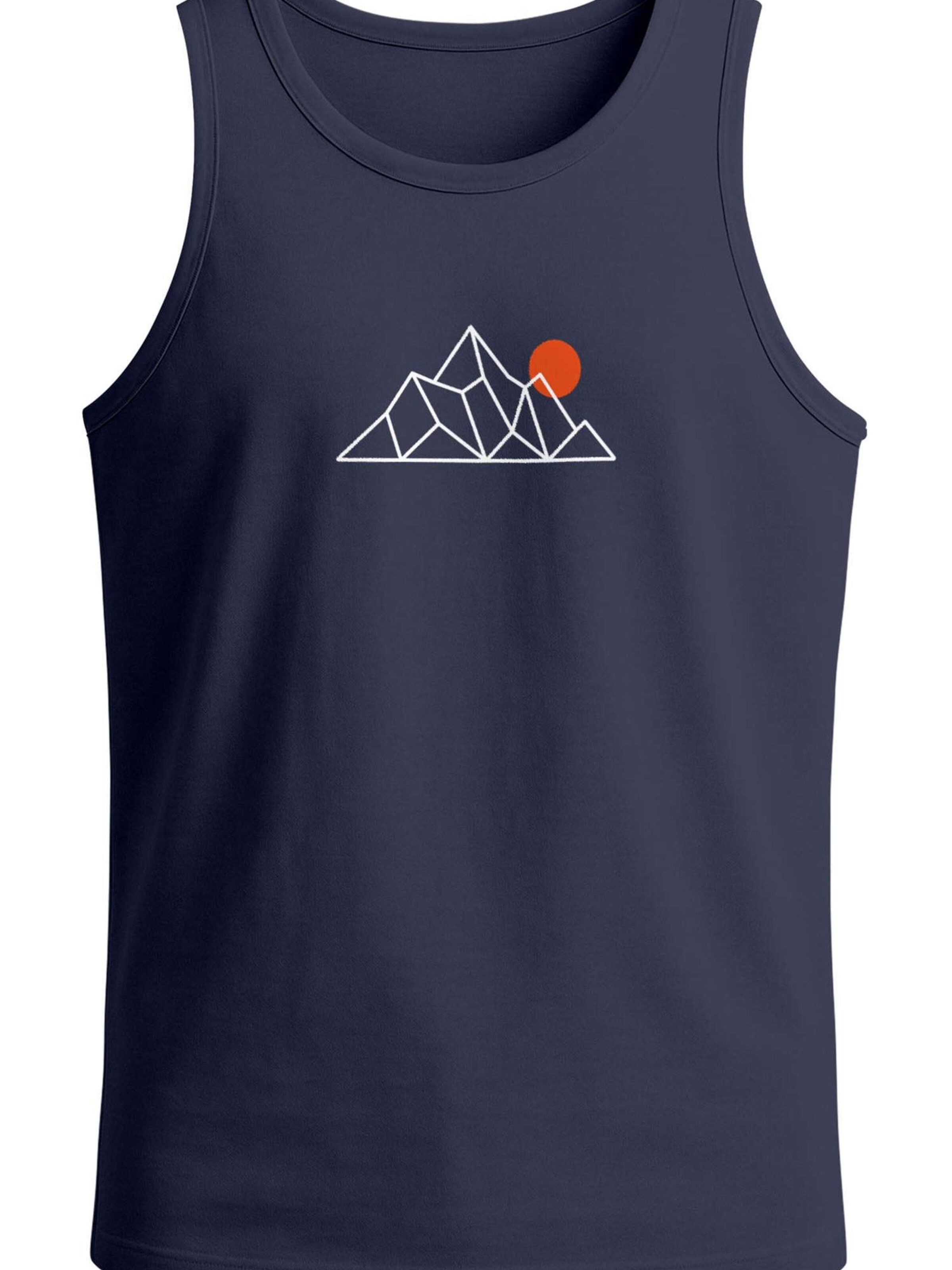 Neverless Shirt 'Berg Polygon' in Blue