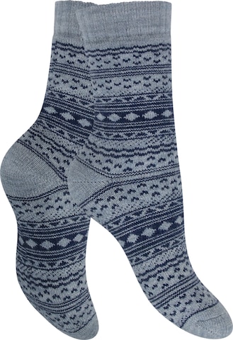 celodoro Socks 'Wollsocken' in Blue: front