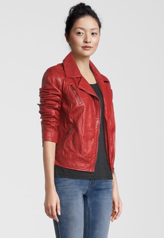 H.I.S Lederjacke in Rot