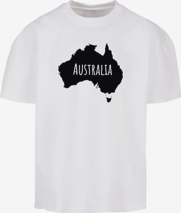 T-Shirt 'Australia' Merchcode en blanc : devant