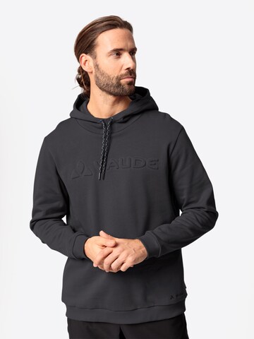 VAUDE Sports sweatshirt 'Manukau' in Black: front
