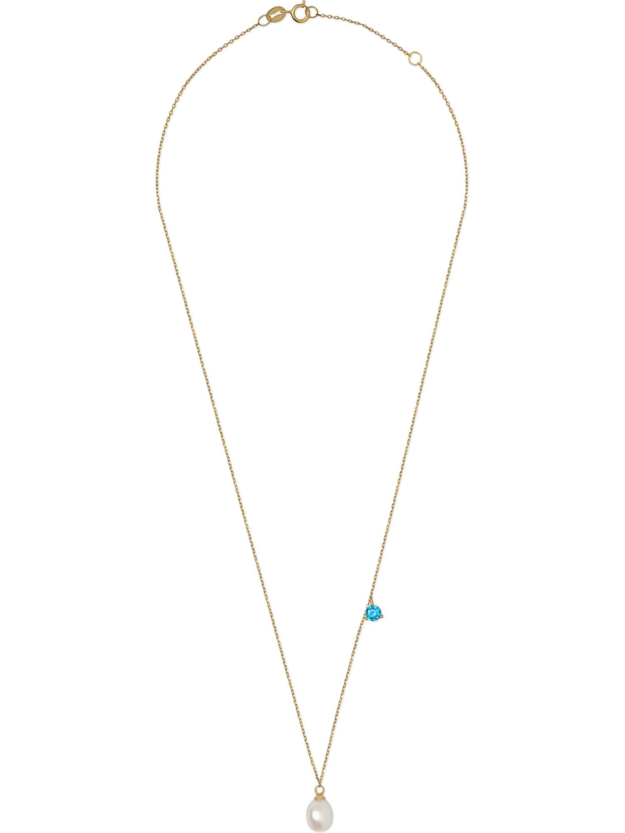 FAVS Necklace in Yellow: front