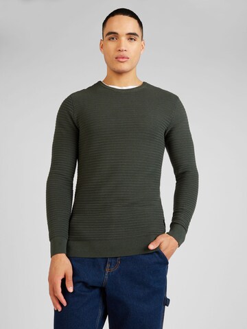 Pullover di BLEND in verde: frontale