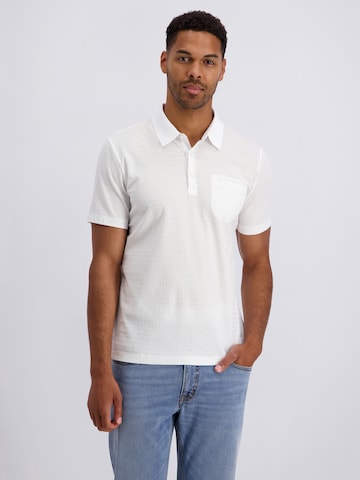 PIERRE CARDIN Shirt in Wit: voorkant